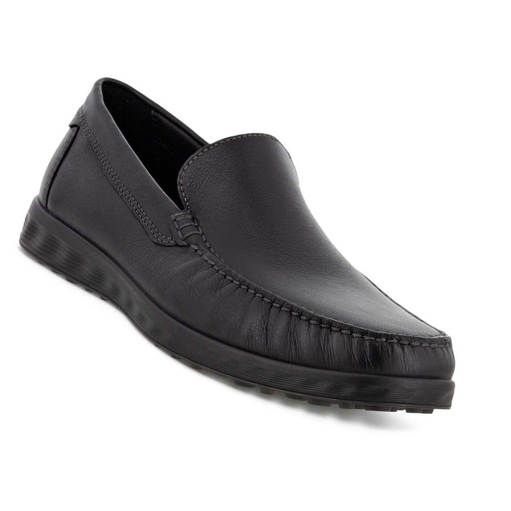 Men's Ecco S Lite Moc Classic Moccasins Black | USA 581RVD